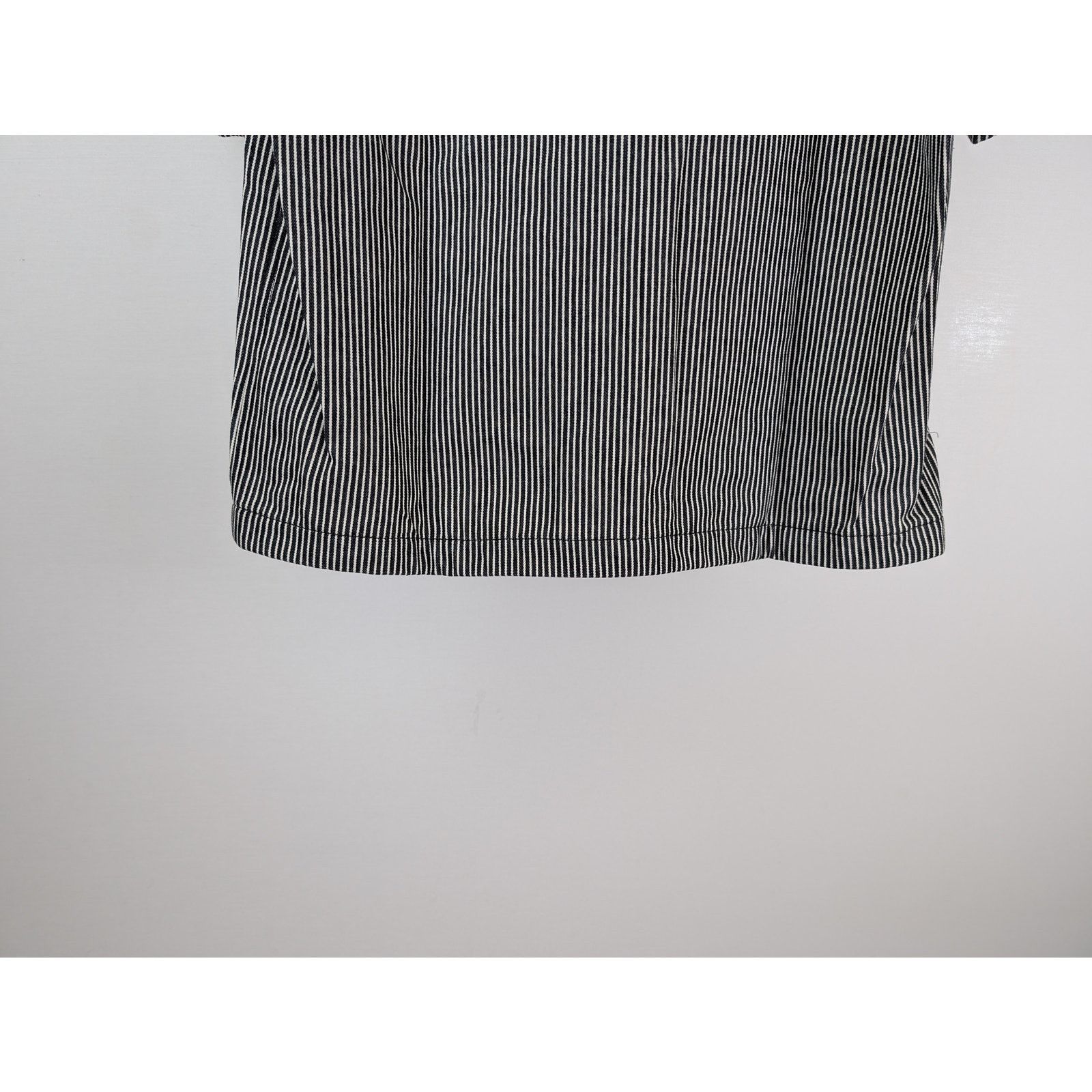 Amiri o1rshd1 Striped Denim Logo Shirt in Black/White Size US M / EU 48-50 / 2 - 10 Thumbnail