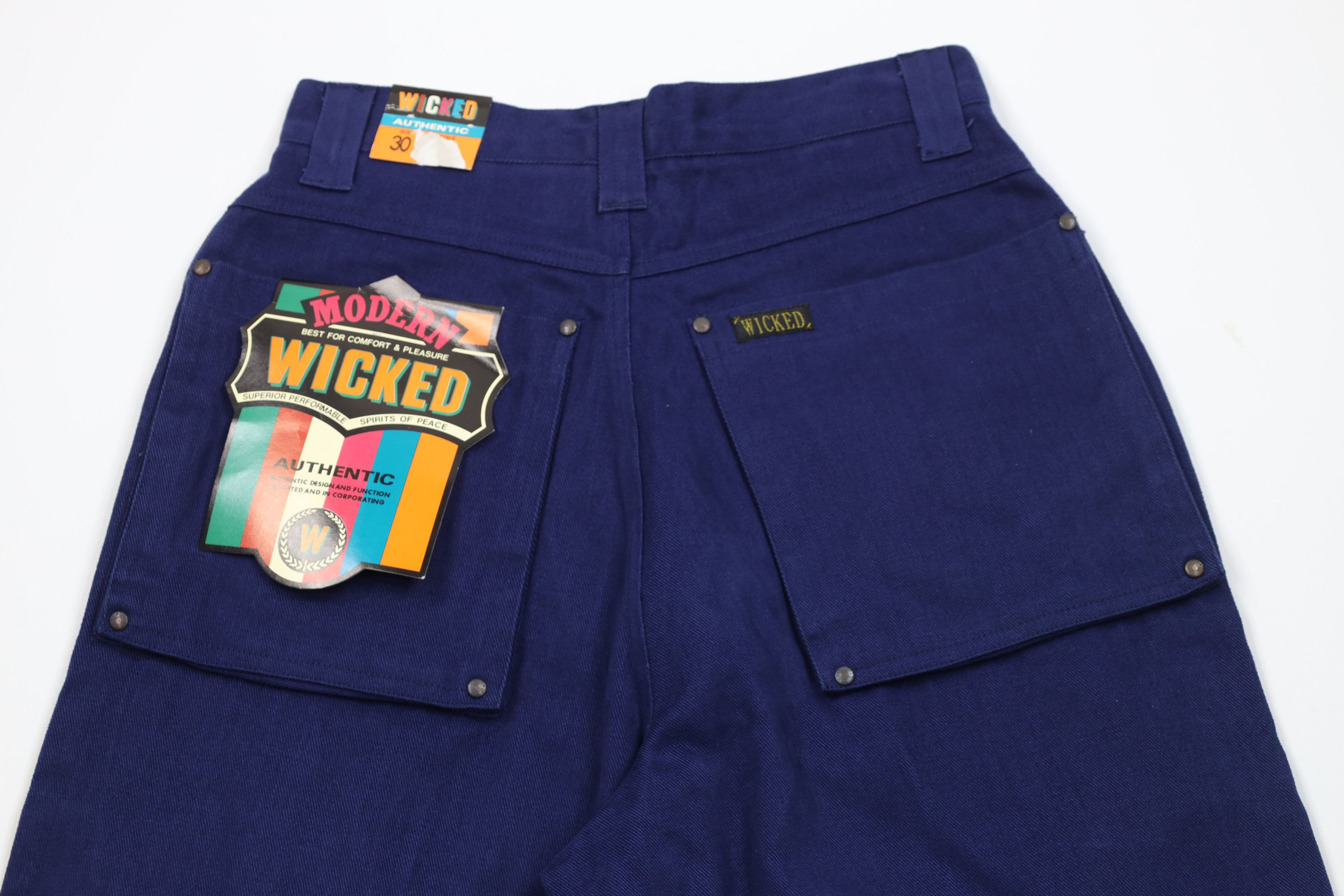 Vintage Deadstock Vintage 90s Streetwear Trim Baggy Big Pocket Jeans Size US 30 / EU 46 - 11 Thumbnail