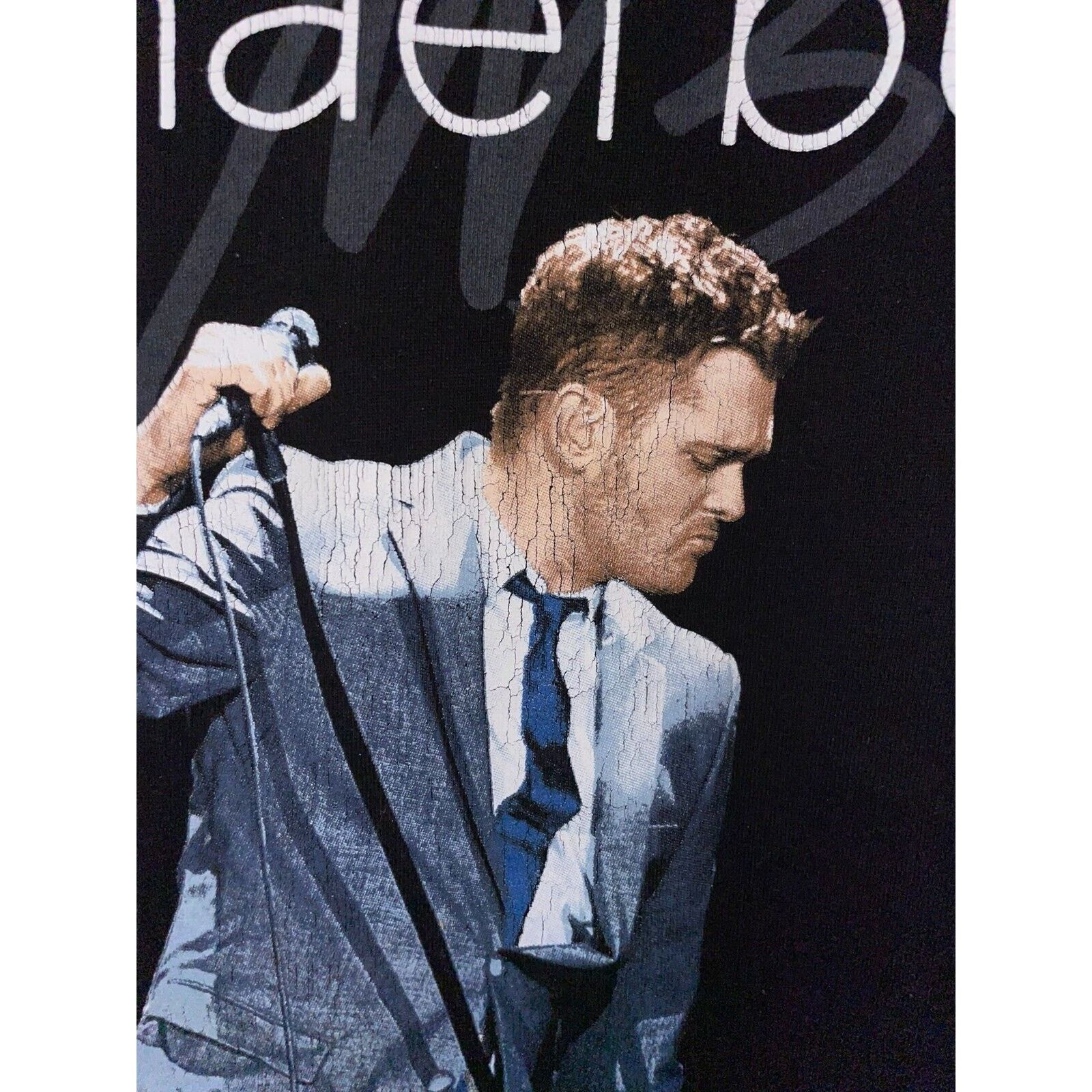 Band Tees Womens Michael Buble Shirt World Tour Music Tee Top 2014 M Size M / US 6-8 / IT 42-44 - 4 Thumbnail