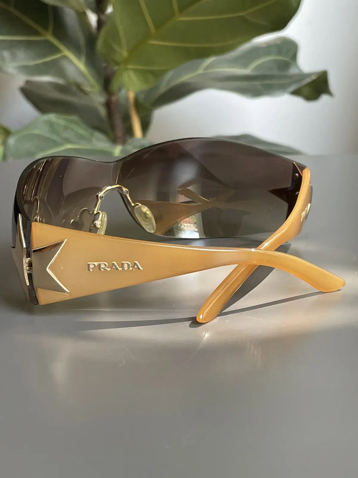 Prada PRADA Sunglasses Star Sport Red Tab Shield Mask Symbole Size ONE SIZE - 4 Thumbnail