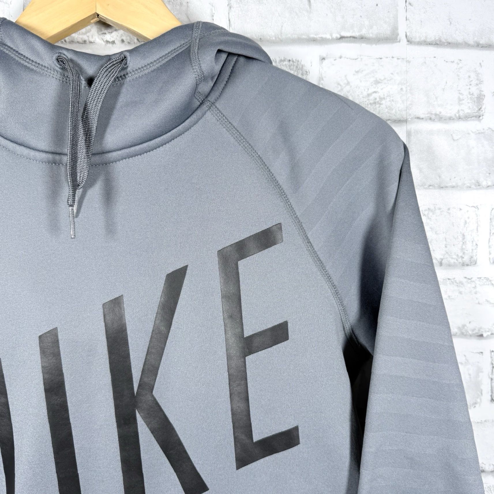 Nike Nike Gray Hooded Pullover Hoodie Mens Size S Size US S / EU 44-46 / 1 - 2 Thumbnail
