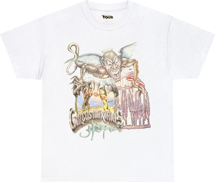 Travis Scott Travis Scott Utopia Tour Circus Maximus Merch Tee SZ S Size US S / EU 44-46 / 1 - 1 Thumbnail