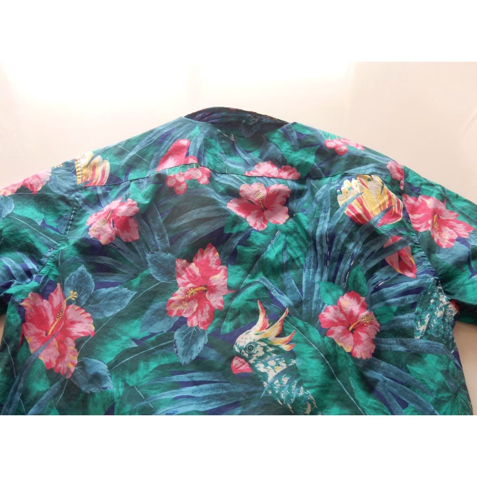 Bonobos Bonobos Button Front Shirt Slim Floral Blue Cotton Men L Short Sleeve Size L Size US L / EU 52-54 / 3 - 3 Thumbnail