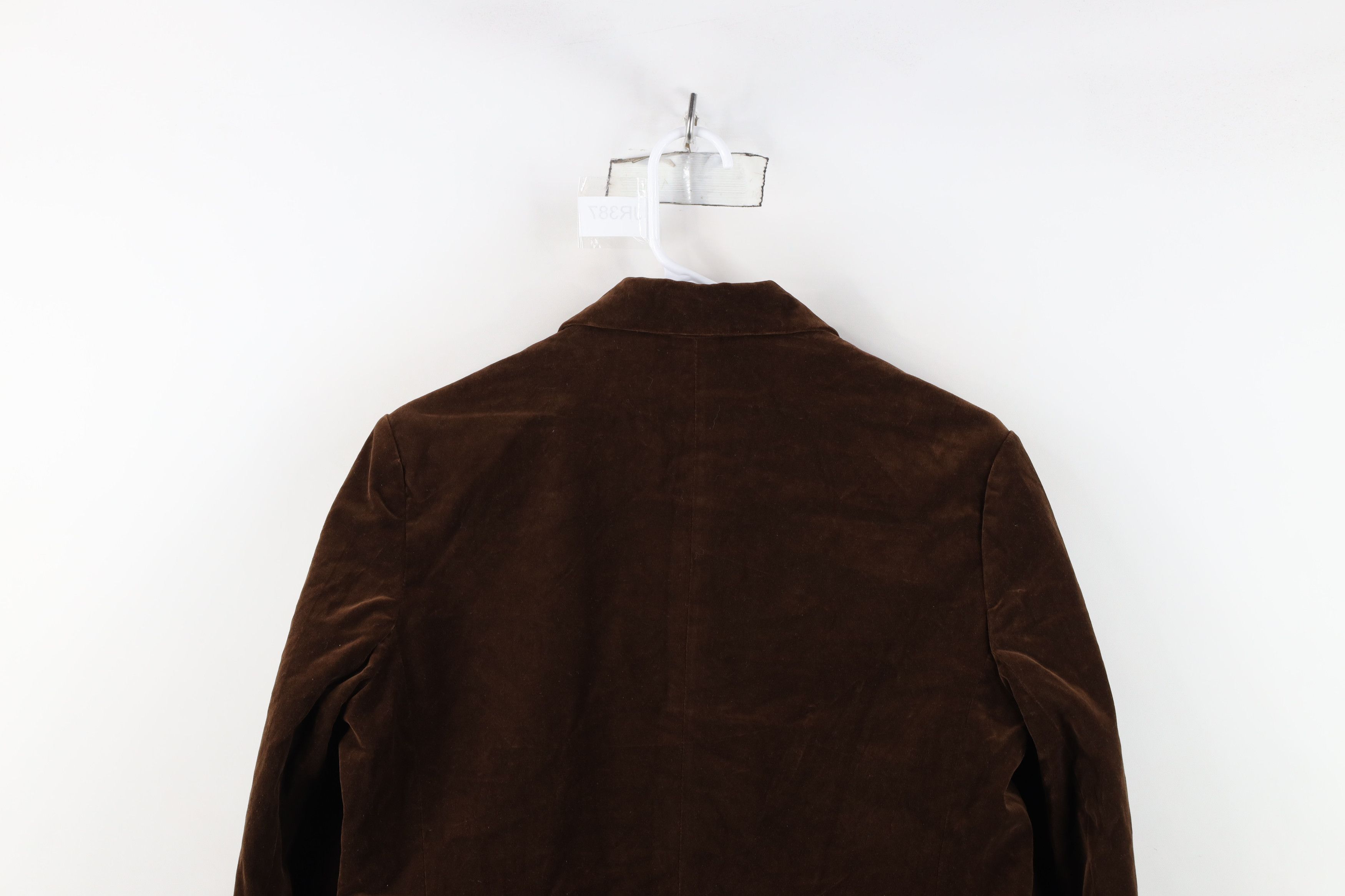 Vintage Vintage 60s 70s Rockabilly 2 Button Blazer Jacket Brown Size XL / US 12-14 / IT 48-50 - 14 Thumbnail