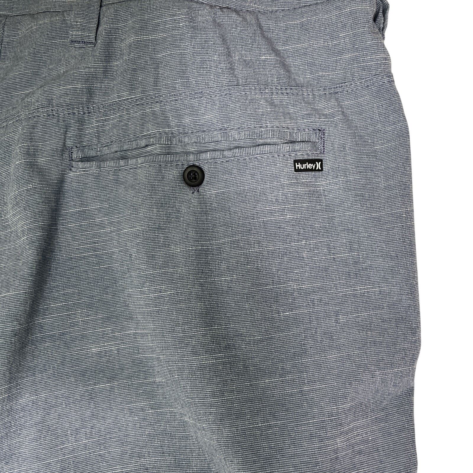 Hurley Hurley Shorts Men's 32 Gray Flat Front Phantom 9.5” Wicking Size US 32 / EU 48 - 7 Thumbnail