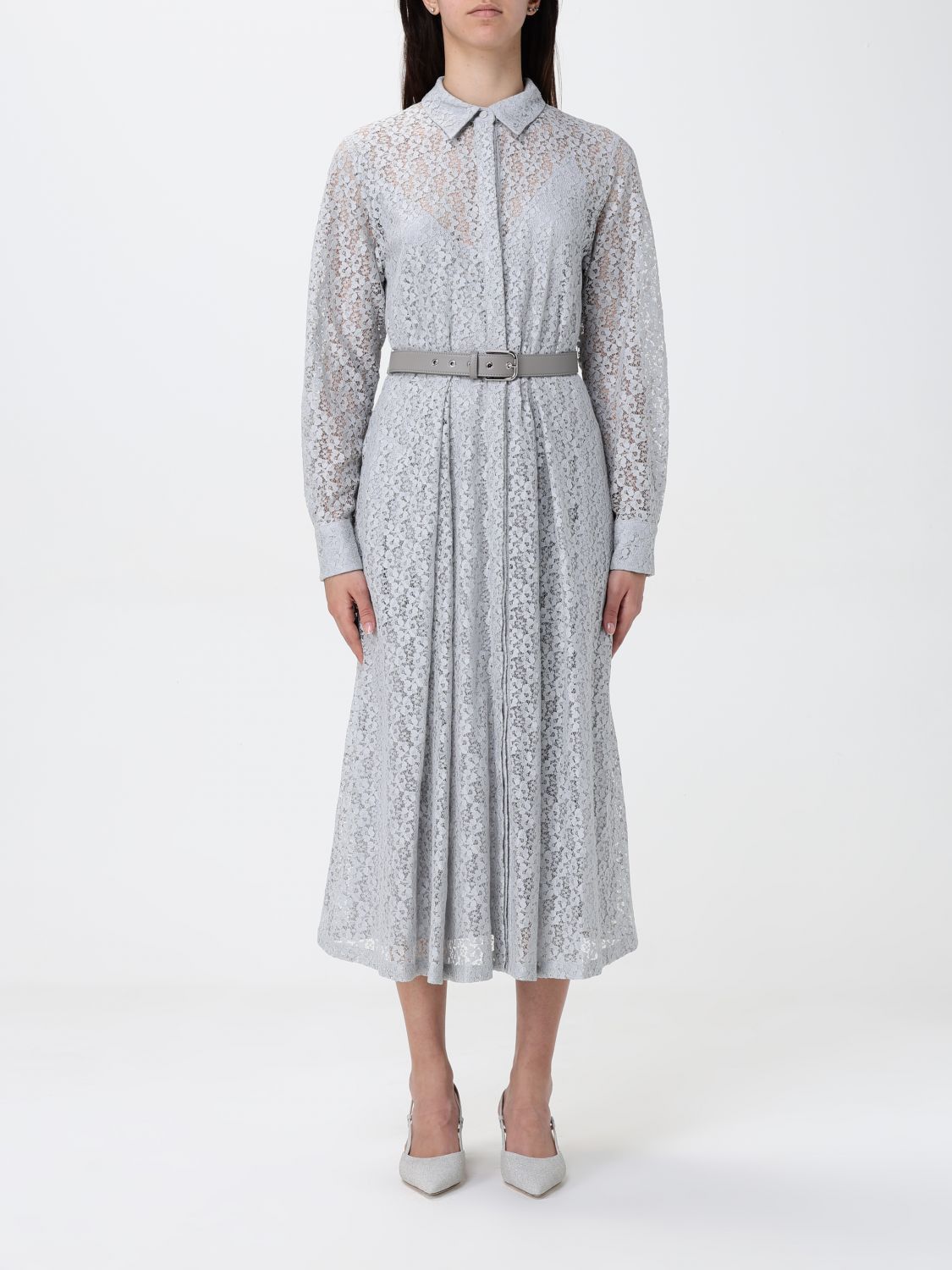 Max Mara Max Mara Dress Woman Grey Size XS / US 0-2 / IT 36-38 - 1 Preview