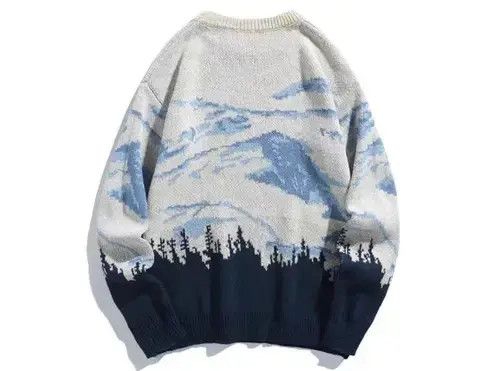 Aran Isles Knitwear Snow Mountain Round Neck Casual Knit Sweater Size US M / EU 48-50 / 2 - 4 Thumbnail