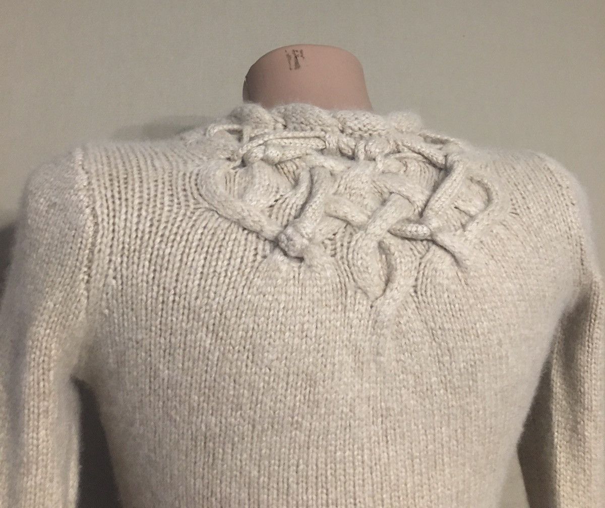 Oscar De La Renta Oscar De La Renta Cashmere Knit Sweater Size S Size S / US 4 / IT 40 - 7 Thumbnail