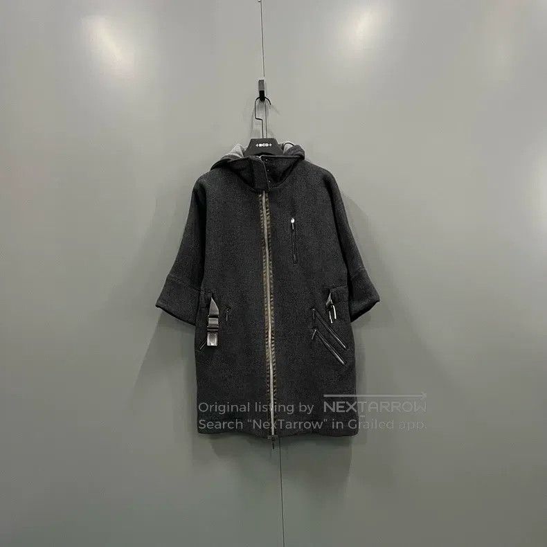Other Max Mara Dark Grey Hooded Coat Size S / US 4 / IT 40 - 1 Thumbnail