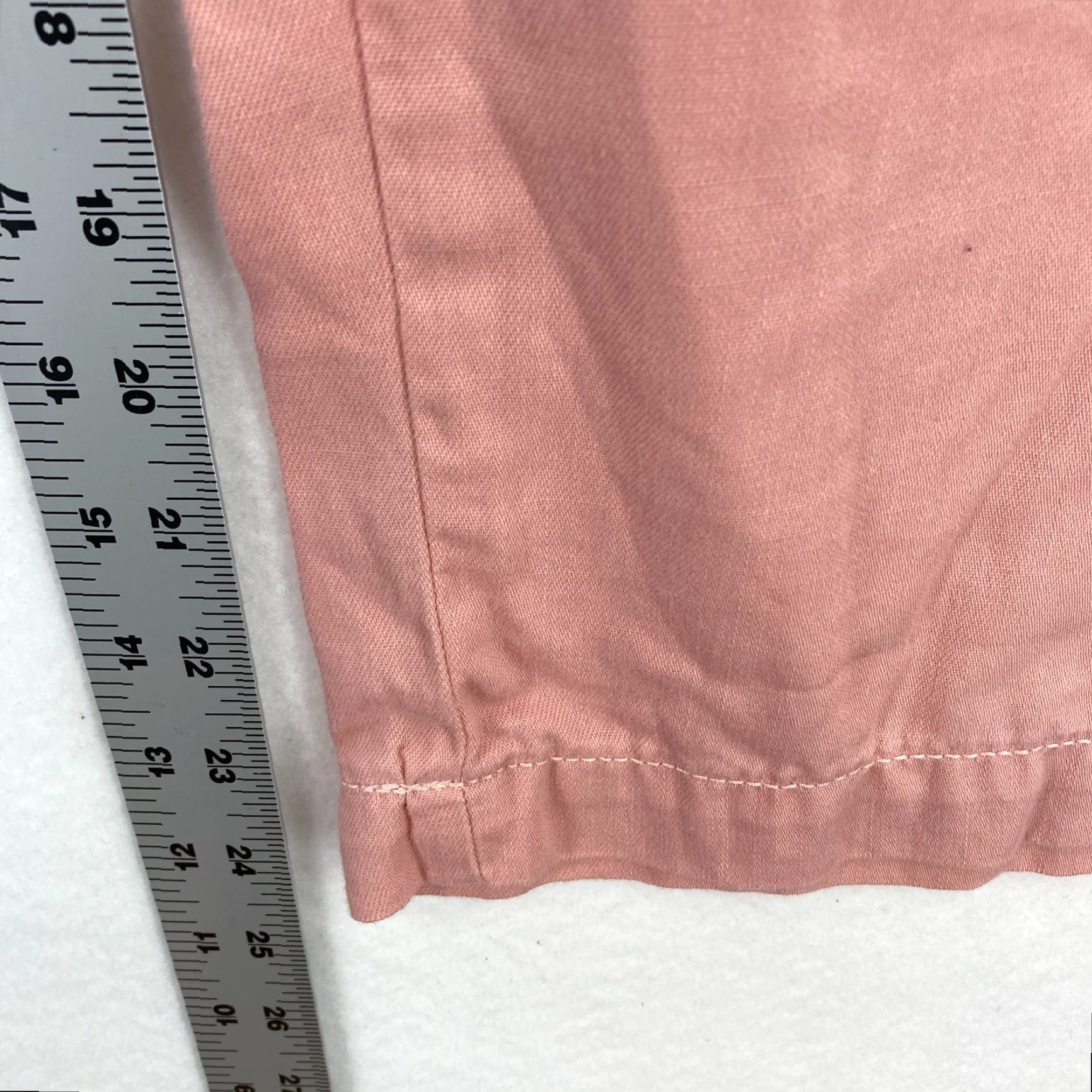 Vintage Seven7 Pants Women's 10 Wide Leg Cropped Pink Belted Patch Pockets Casual NWT Size 32" / US 10 / IT 46 - 6 Thumbnail