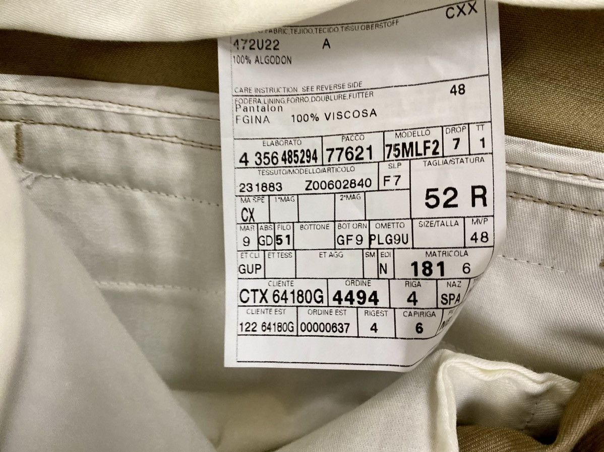 Gucci Gucci 🇮🇹 brown metal leather logo drill pants 36 Vintage NW Size US 36 / EU 52 - 11 Thumbnail
