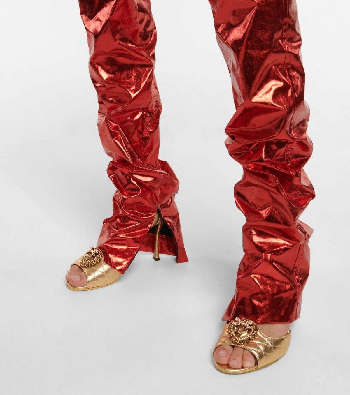 Dolce & Gabbana o1y0925 Casual Pant in Red Size 25" / US 0 / IT 36 - 5 Thumbnail