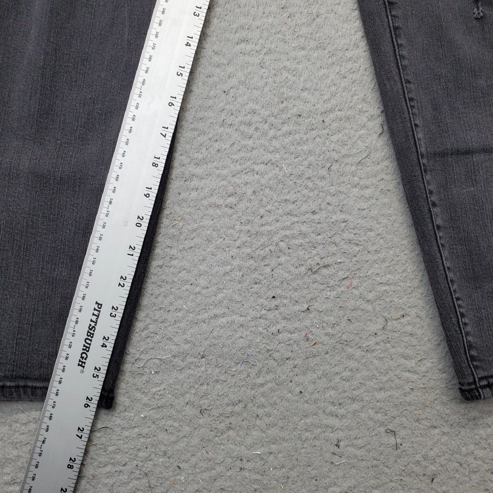 Torrid Torrid Jeans Women Size 22 Black Denim Premium Stretch Distressed Comfort Skinny Size 40" / US 18 - 4 Thumbnail