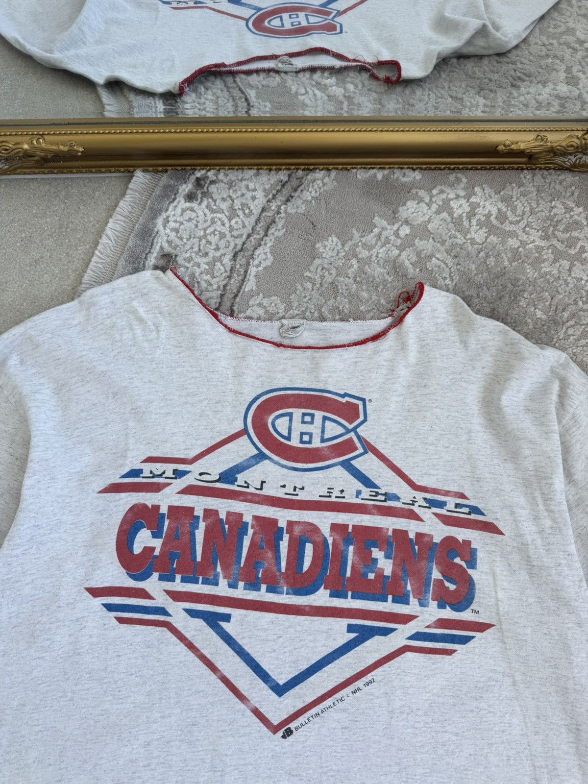 NHL 1992 Montreal Canadiens NHL Long Sleeve Bulletin Athletic Size US XL / EU 56 / 4 - 3 Thumbnail