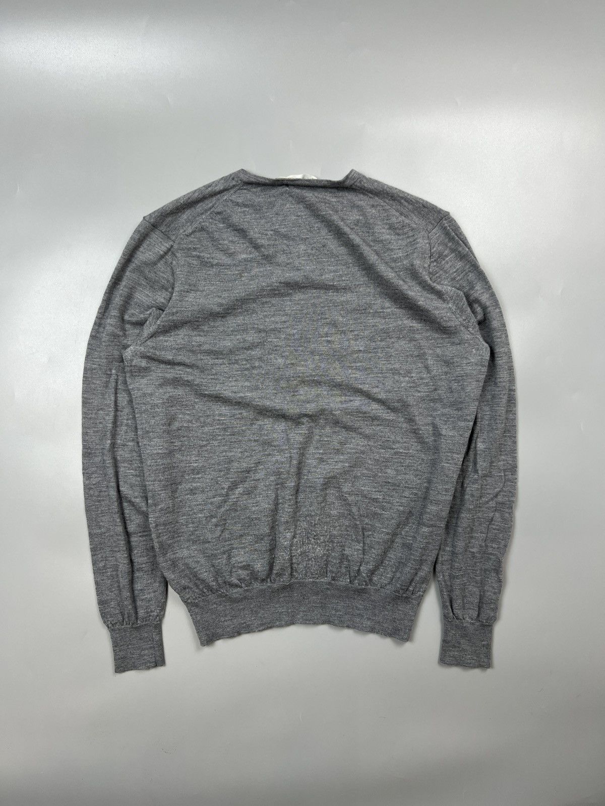 Suitsupply Suitsupply Merino Wool V Neck Sweater (Y0520) Size US L / EU 52-54 / 3 - 9 Thumbnail