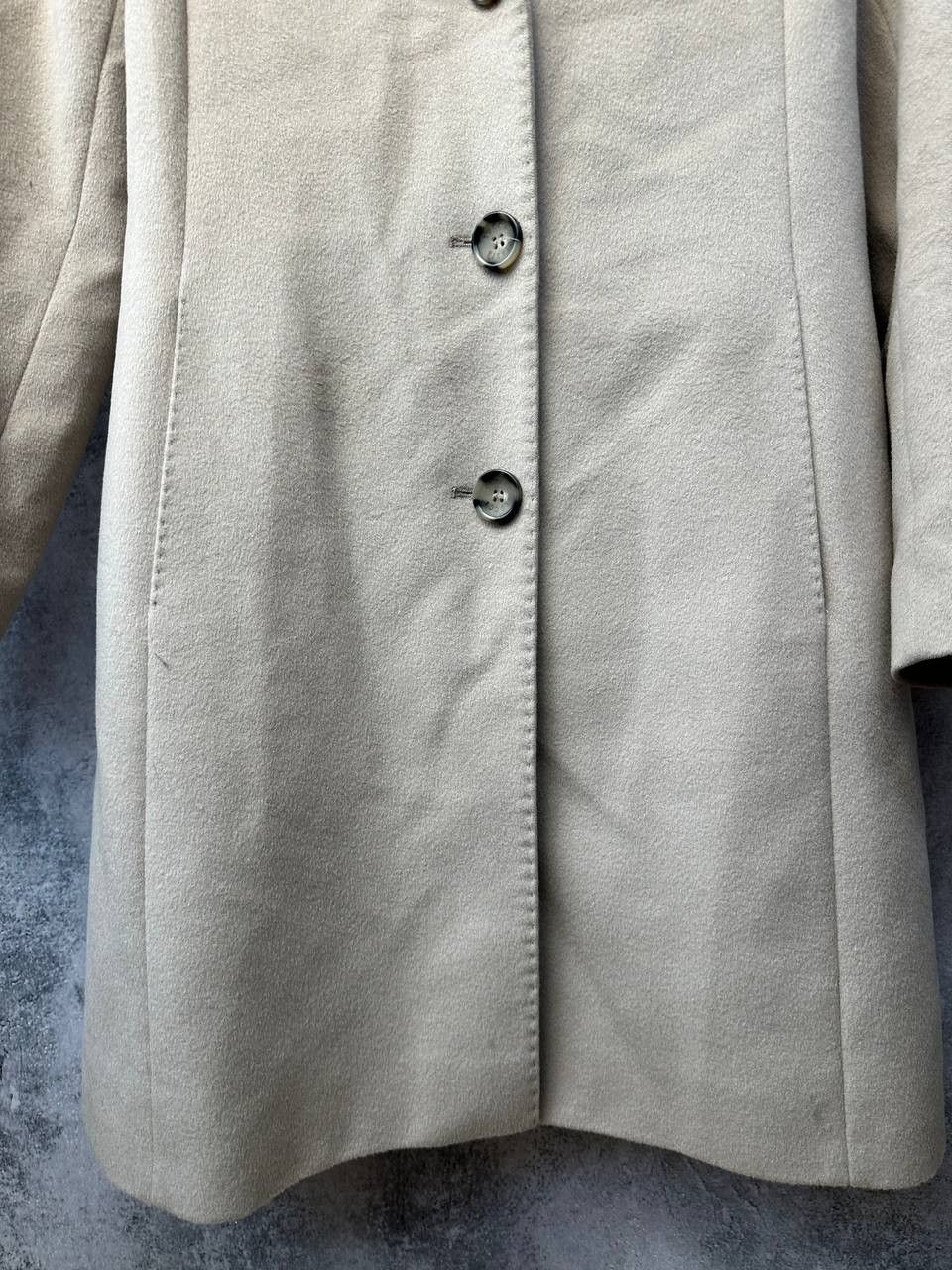 Cinzia Rocca Cinzia Rocca Beige Wool Coat with Removable Puffer Lining Size M / US 6-8 / IT 42-44 - 8 Thumbnail