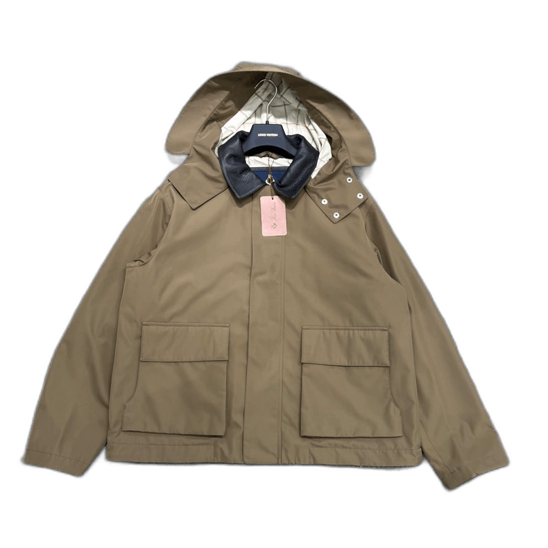 Loro Piana Leather Collar Jacket-yf