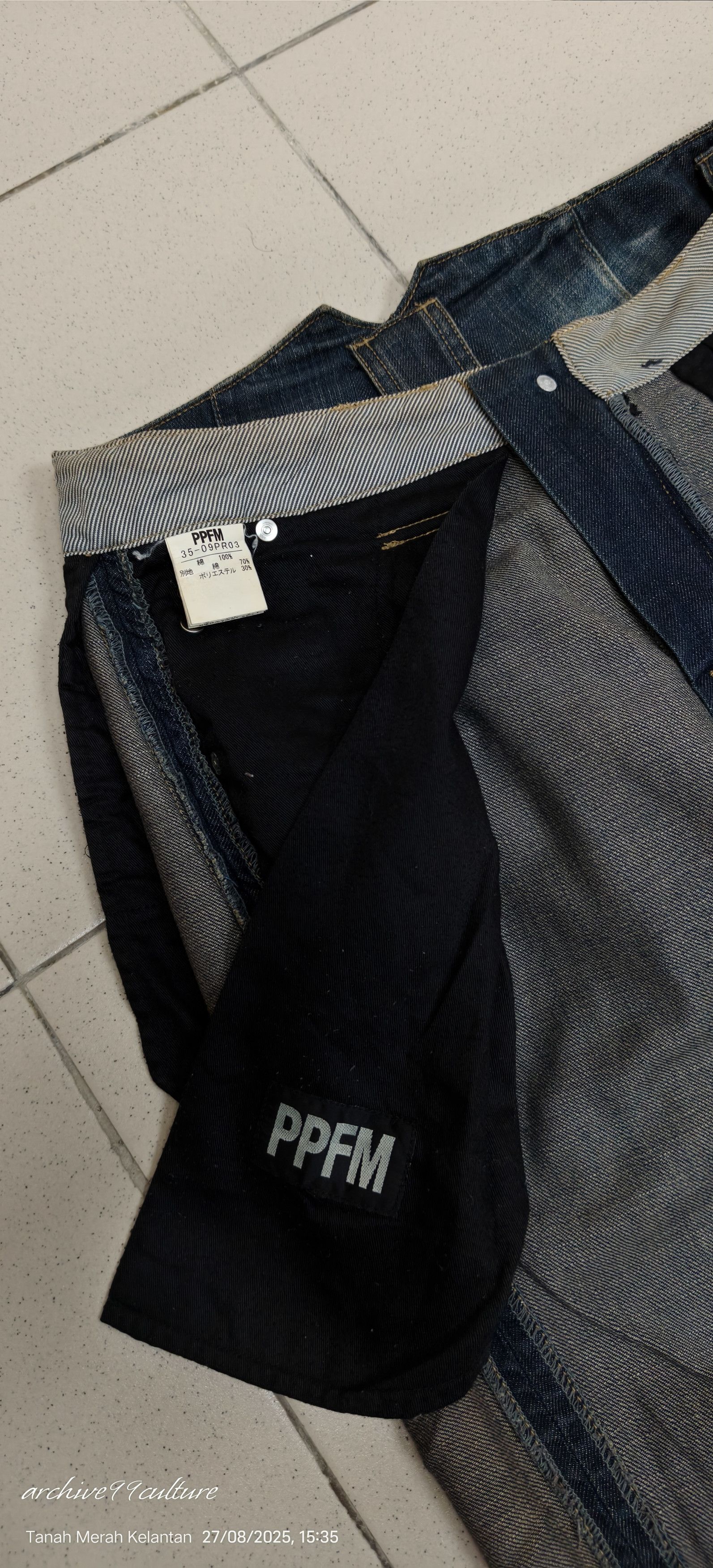 PPFM Fw2000 PPFM Bondage jeans Size US 31 - 10 Thumbnail