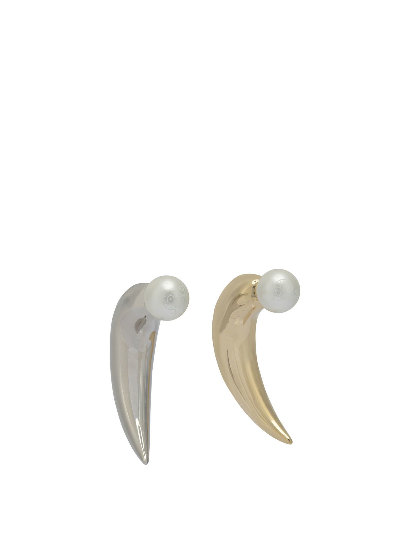 Emilio Pucci Pucci Horn Earrings With Pearl Women - USA Duties Paid Size ONE SIZE - 1 Thumbnail