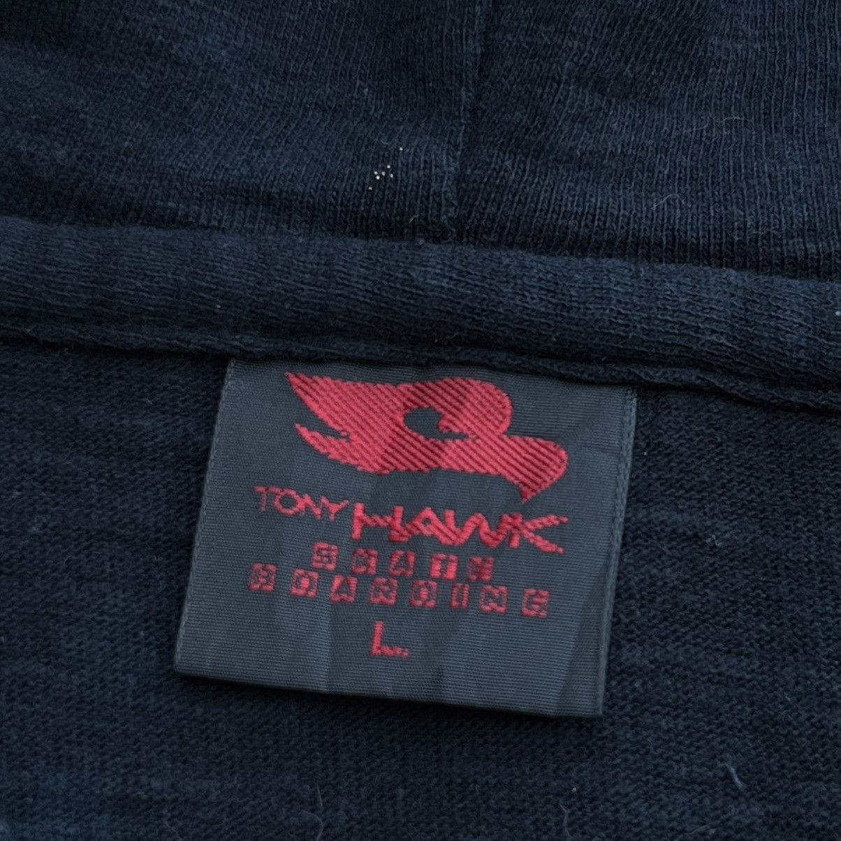 Tony Hawk TONY HAWK LACE UP HOODIE POEM SKATE Y2K VINTAGE TEE Size US L / EU 52-54 / 3 - 4 Thumbnail