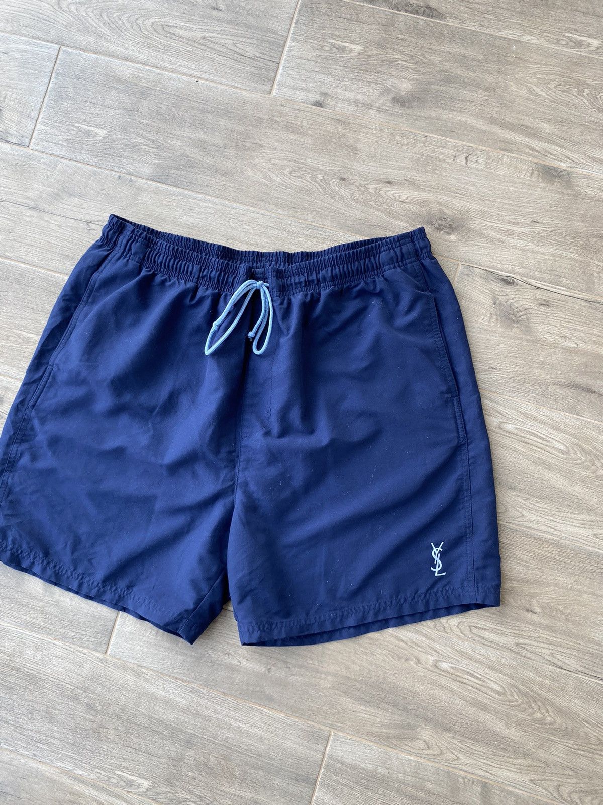 Vintage × Yves Saint Laurent Yves Saint Laurent Nylon Shorts Size US 34 / EU 50 - 2 Thumbnail