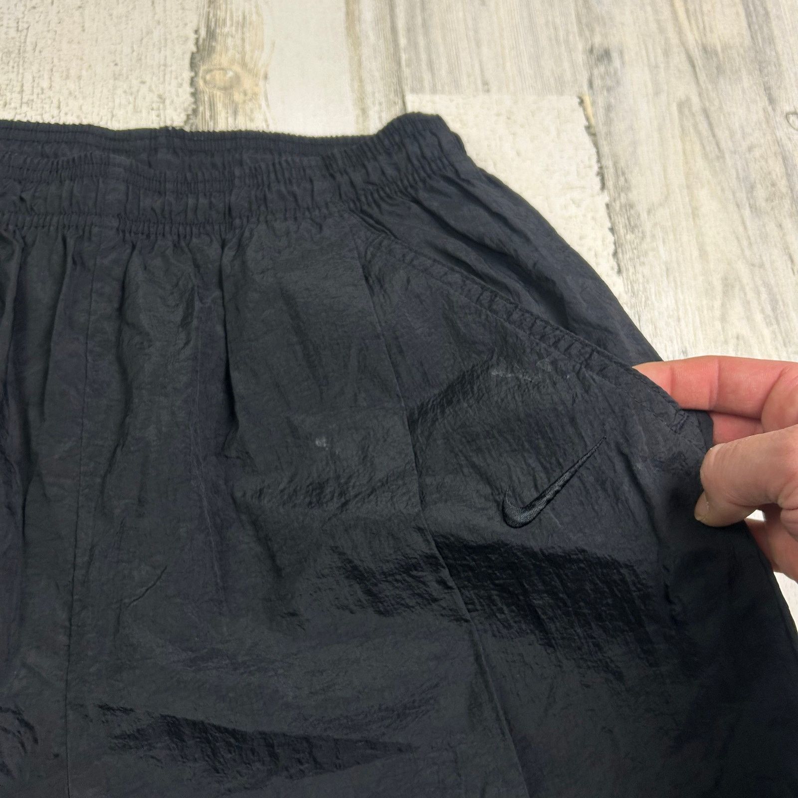 Nike × Vintage Vintage Nike 90s Black Track Pant Size 28" / US 6 / IT 42 - 2 Thumbnail