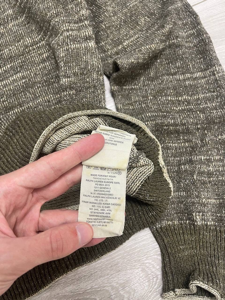 Vintage Denim&Supply Ralph Lauren Cotton Sweater Y2K