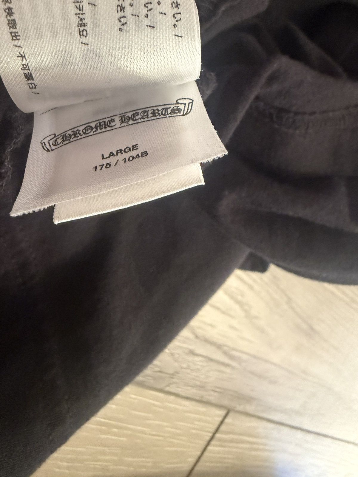 Chrome Hearts Chrome Hearts Pocket T-Shirt with neck design Size US L / EU 52-54 / 3 - 14 Thumbnail