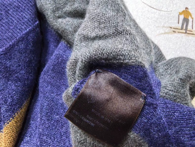 Loro Piana LORO PIANA Deconstruct the cloak with sheep's wool Size L / US 10 / IT 46 - 7 Thumbnail