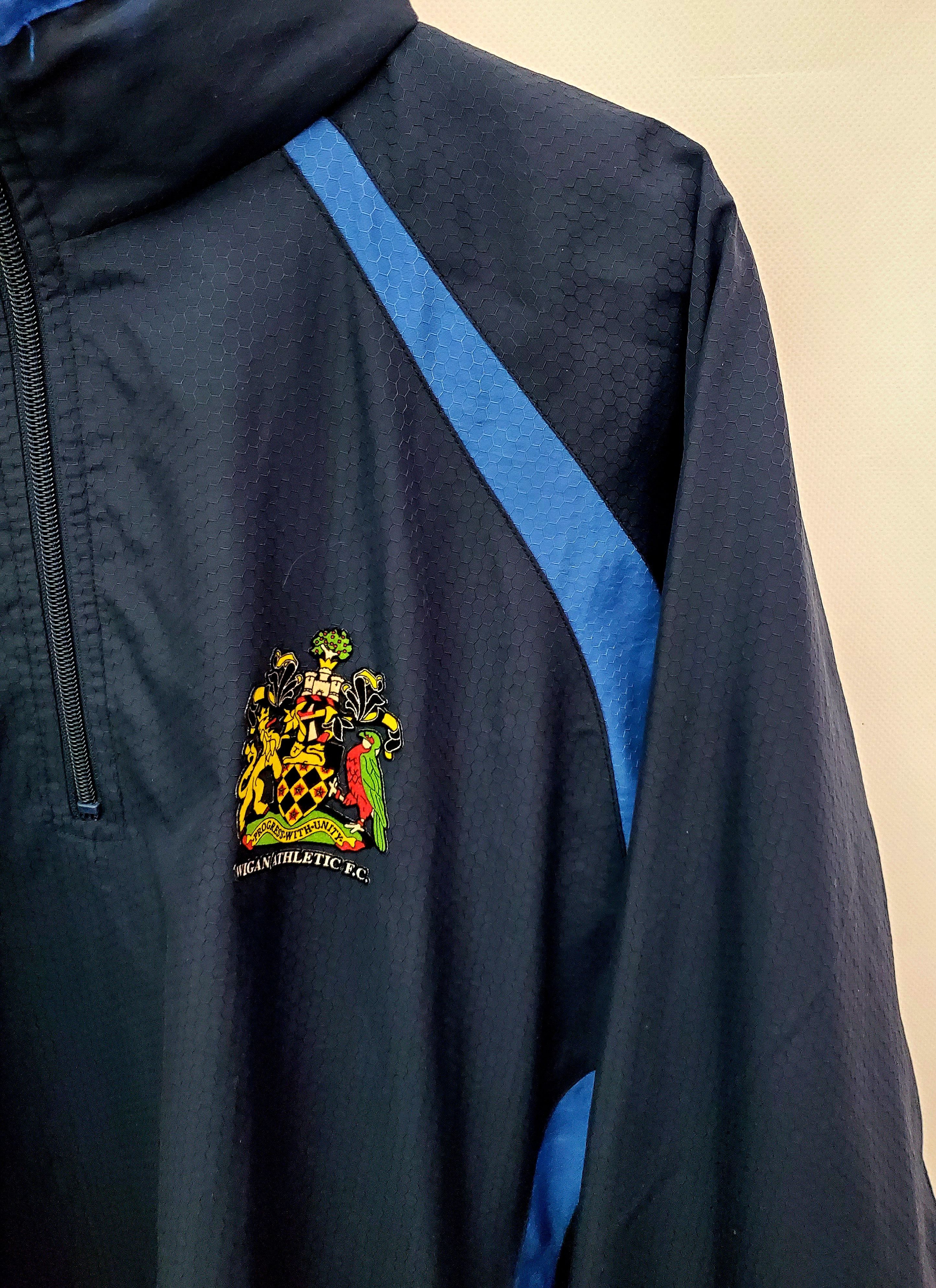Vintage Vintage Wigan Athletic JJB Soccer Light Jacket Football L Size US XL / EU 56 / 4 - 2 Thumbnail