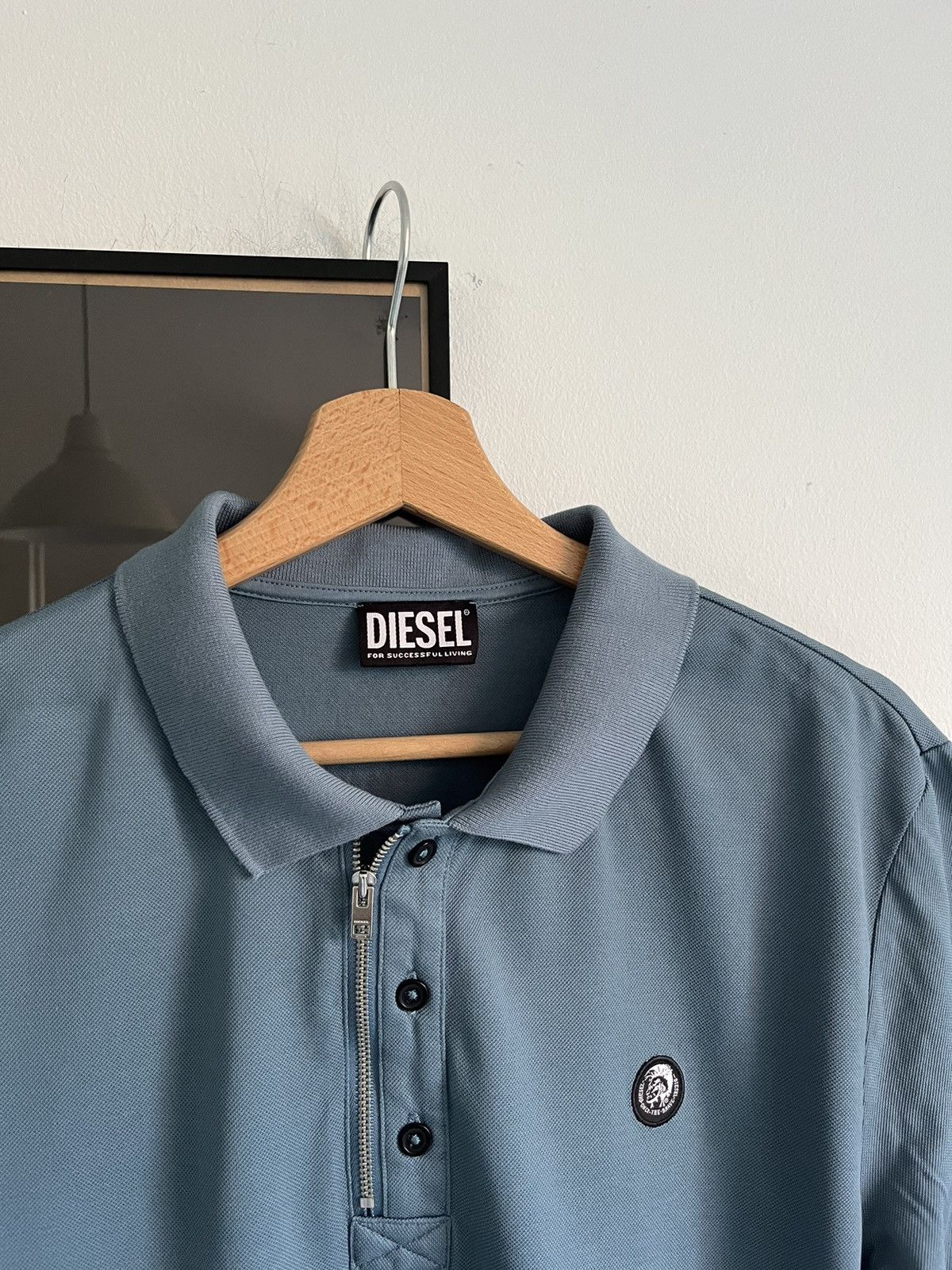 Diesel × Vintage Diesel Avant Garde Style Polo Shirt Size US M / EU 48-50 / 2 - 2 Thumbnail