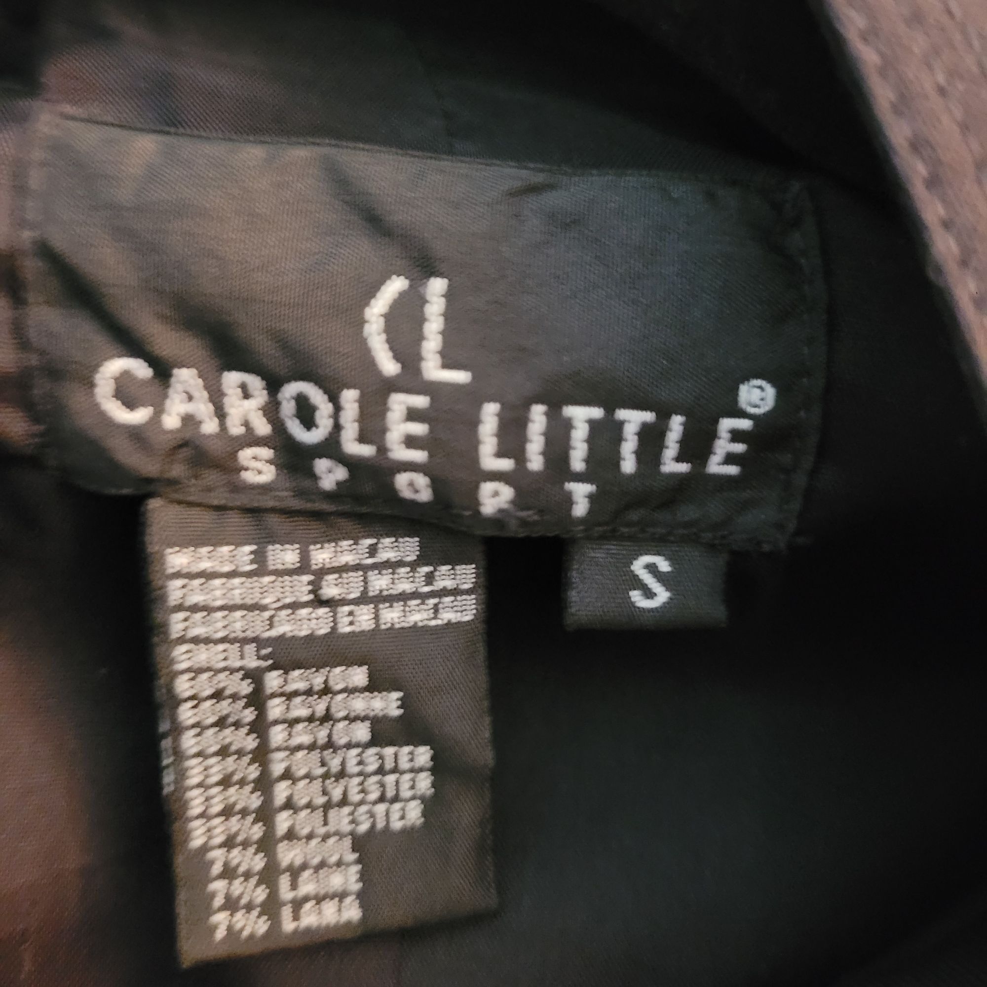 Vintage Vtg 80's Carole Little Blazer Sz S Black Military Warcore St Size S / US 4 / IT 40 - 2 Thumbnail