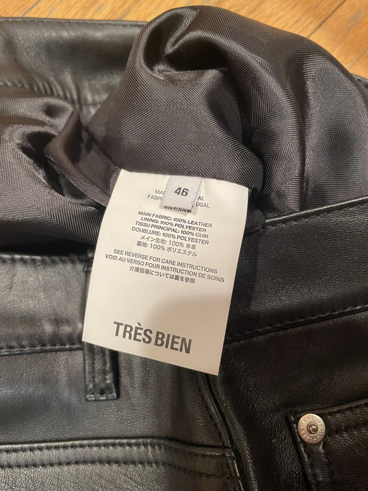 Tres Bien Leather pants Size US 29 - 4 Thumbnail