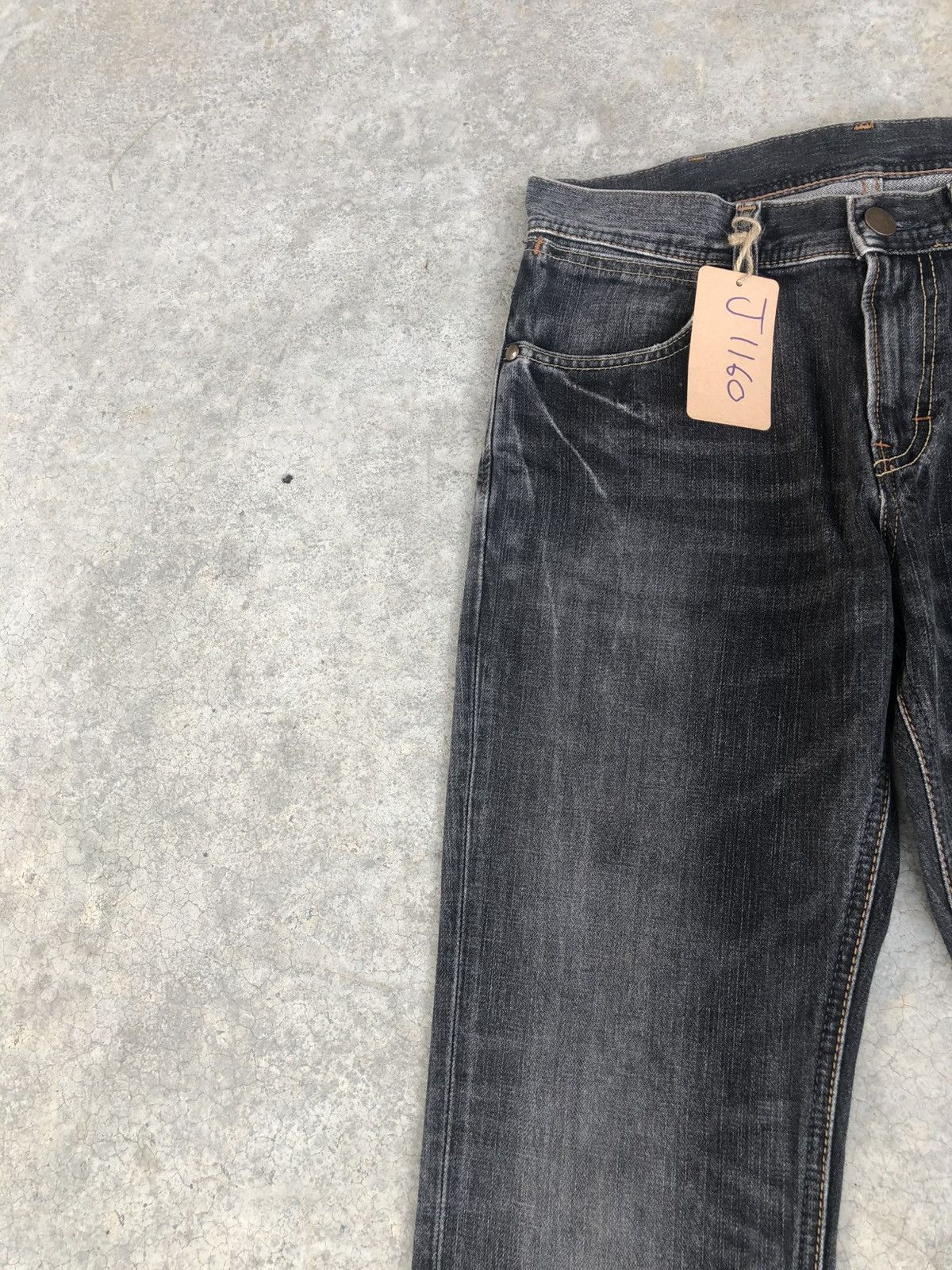 If Six Was Nine Japanese Wrangler Flared Jeans Distressed Size US 30 / EU 46 - 4 Thumbnail