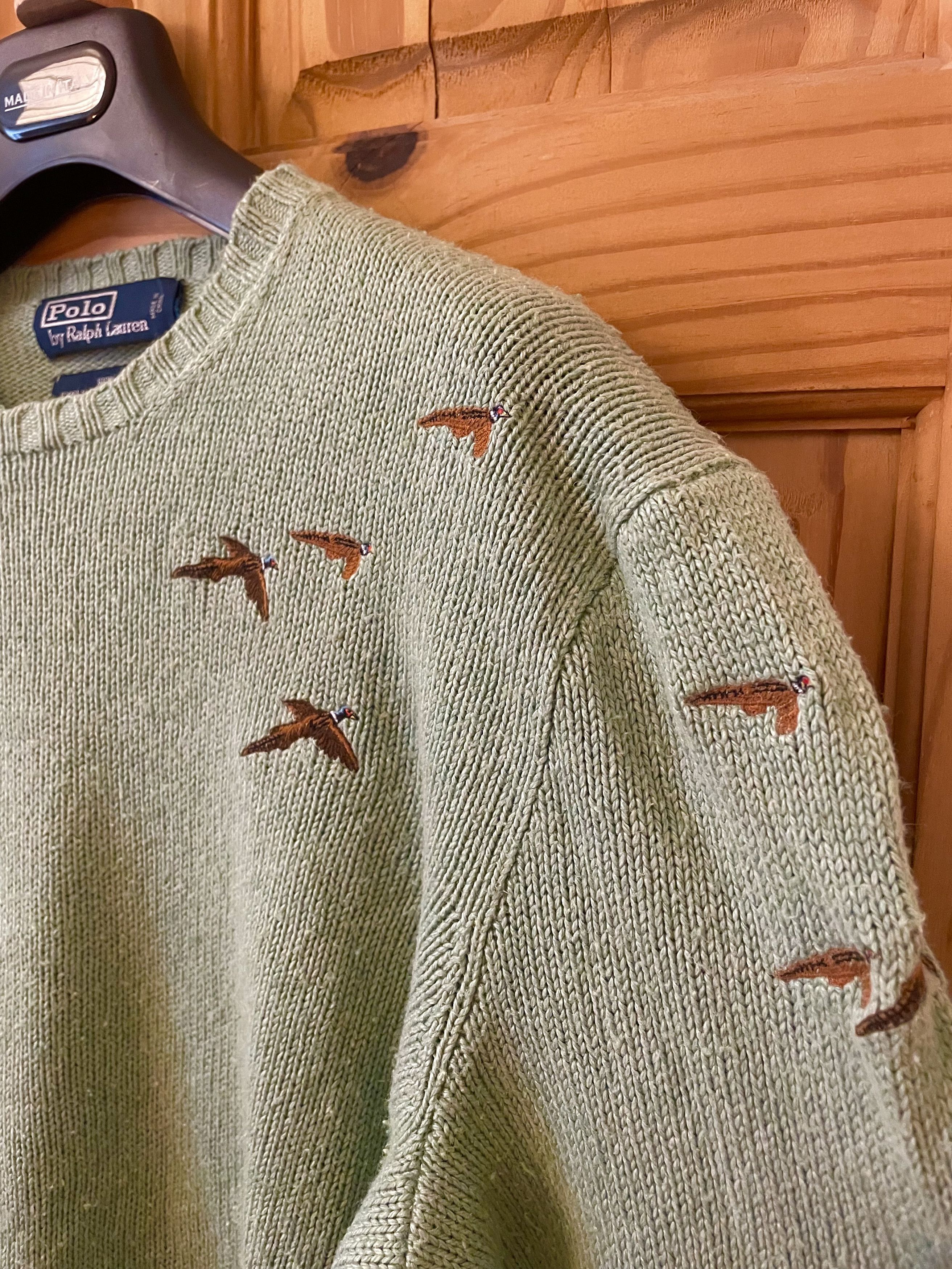 Polo Ralph Lauren Vintage Polo Sweater with Pheasant Embroidery Size US S / EU 44-46 / 1 - 3 Thumbnail