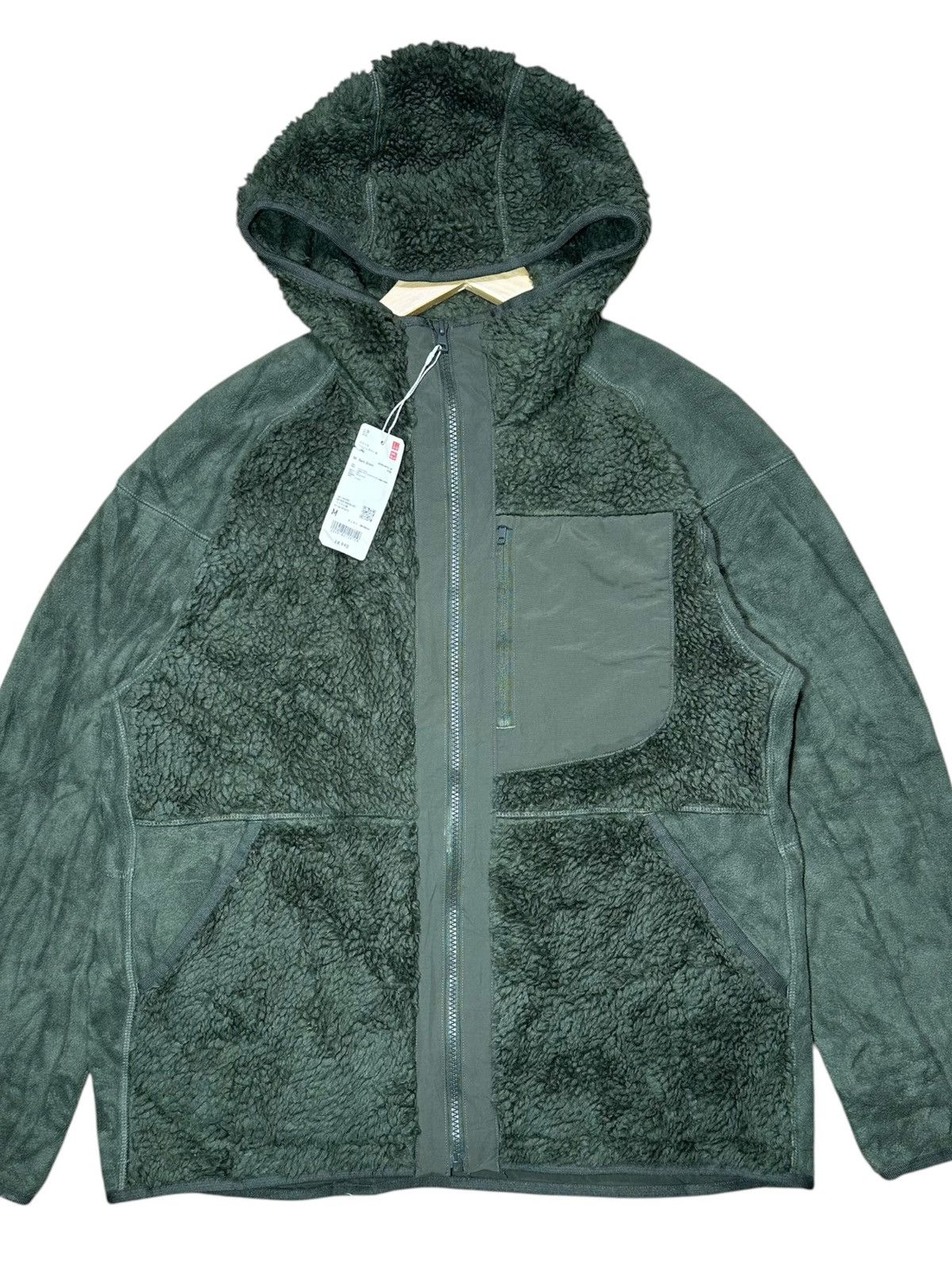 Uniqlo × White Mountaineering Uniqlo x White Mountaineering Fleece Full-Zip Hoodie Size US L / EU 52-54 / 3 - 1 Thumbnail
