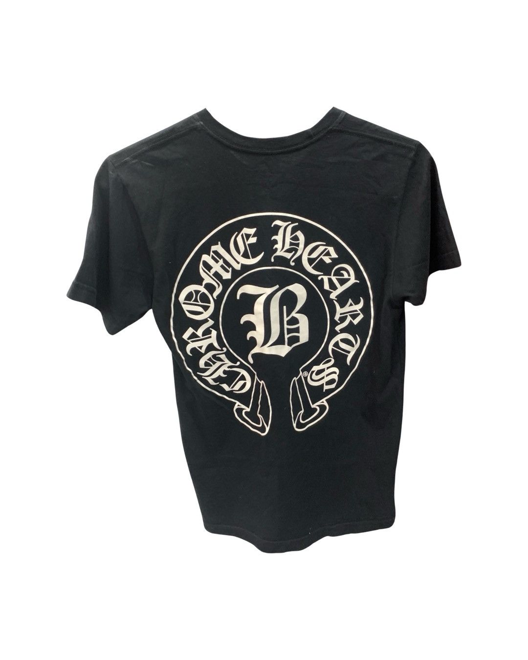 Image of Chrome Hearts Bella Hadid B Horseshoe Tee in Black, Men's (Size Small)