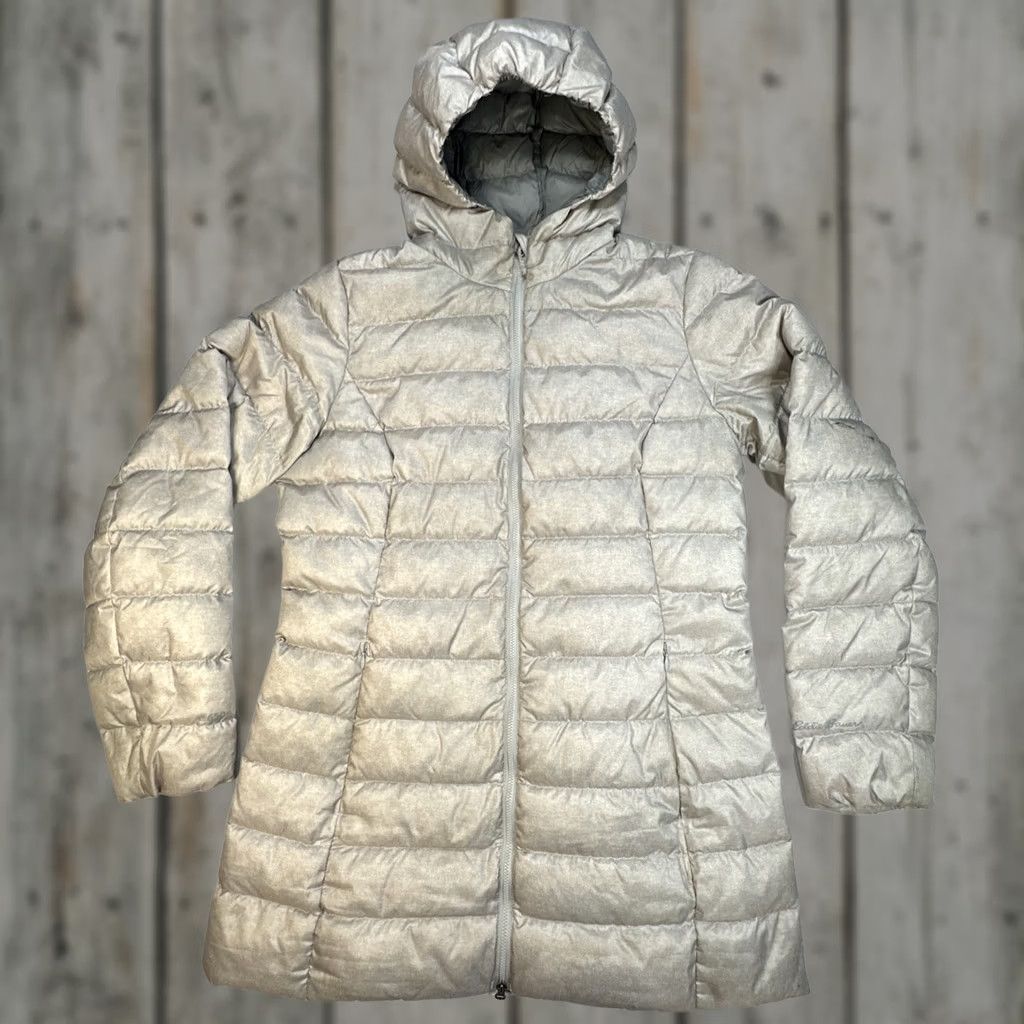 Eddie Bauer Eddie Bauer Women’s M Down Parka Puffer Hooded Jacket EB650 Gray Size M / US 6-8 / IT 42-44 - 1 Thumbnail