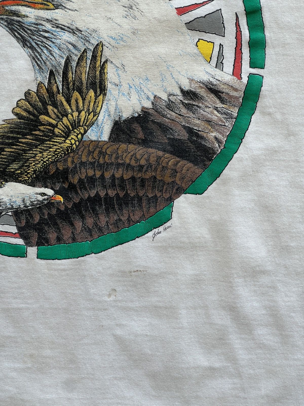 Vintage Vintage 90s USA Eagle Nature Tee Single Stitch XL Size US XL / EU 56 / 4 - 5 Thumbnail