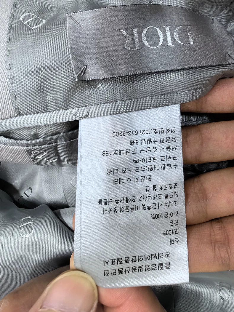 Dior Dior Men's gray single-breasted suit 2502-Nextarrow Size 52R - 8 Thumbnail