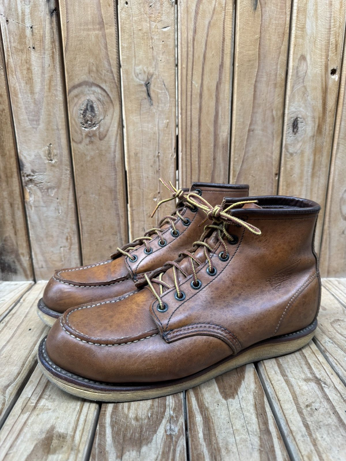 Red Wing Red wing 875 brown Moc Toe Leather boots sz UK 8 US 9 E Size US 9 / EU 42 - 7 Thumbnail