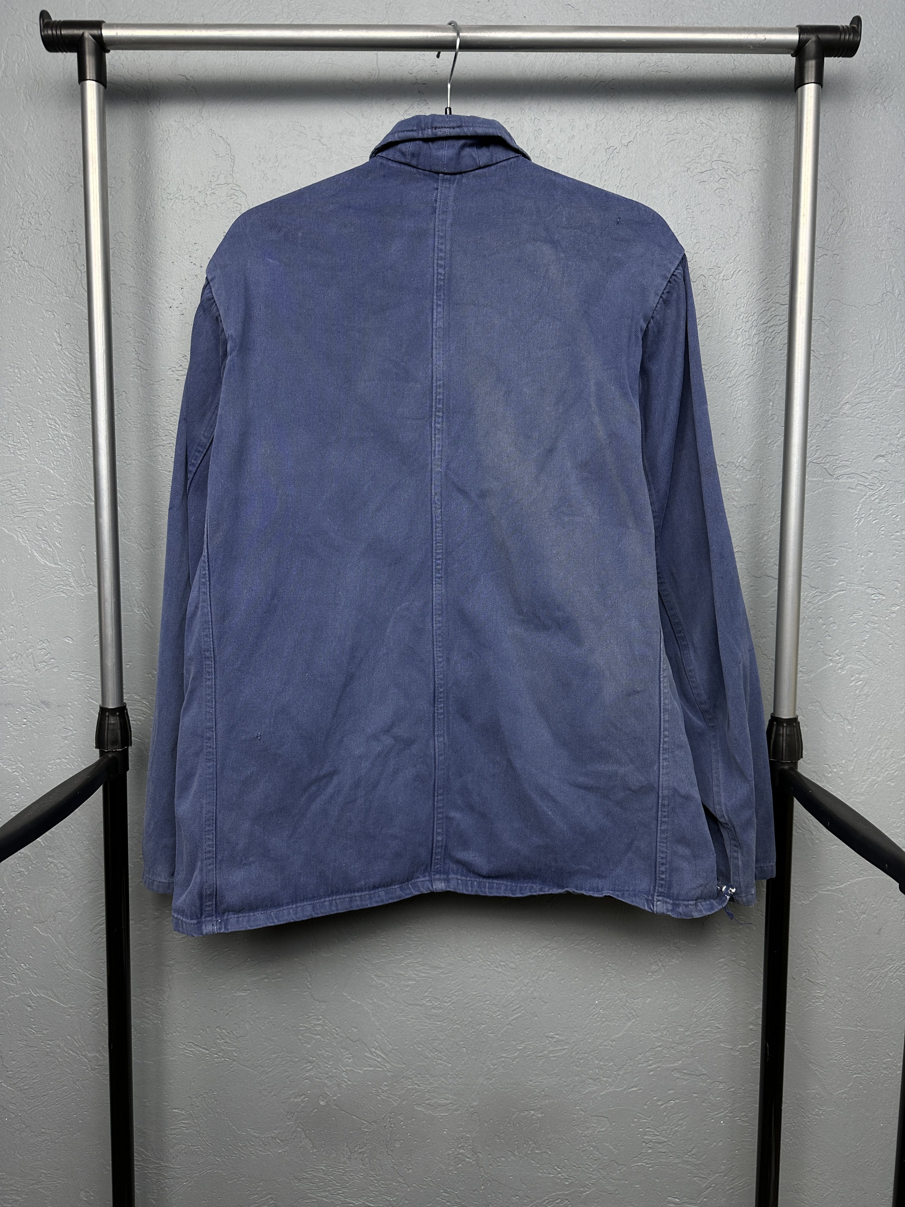 Le Laboureur 90s Vintage Mens French Workwear Chore Utility Jacket Size US L / EU 52-54 / 3 - 6 Thumbnail