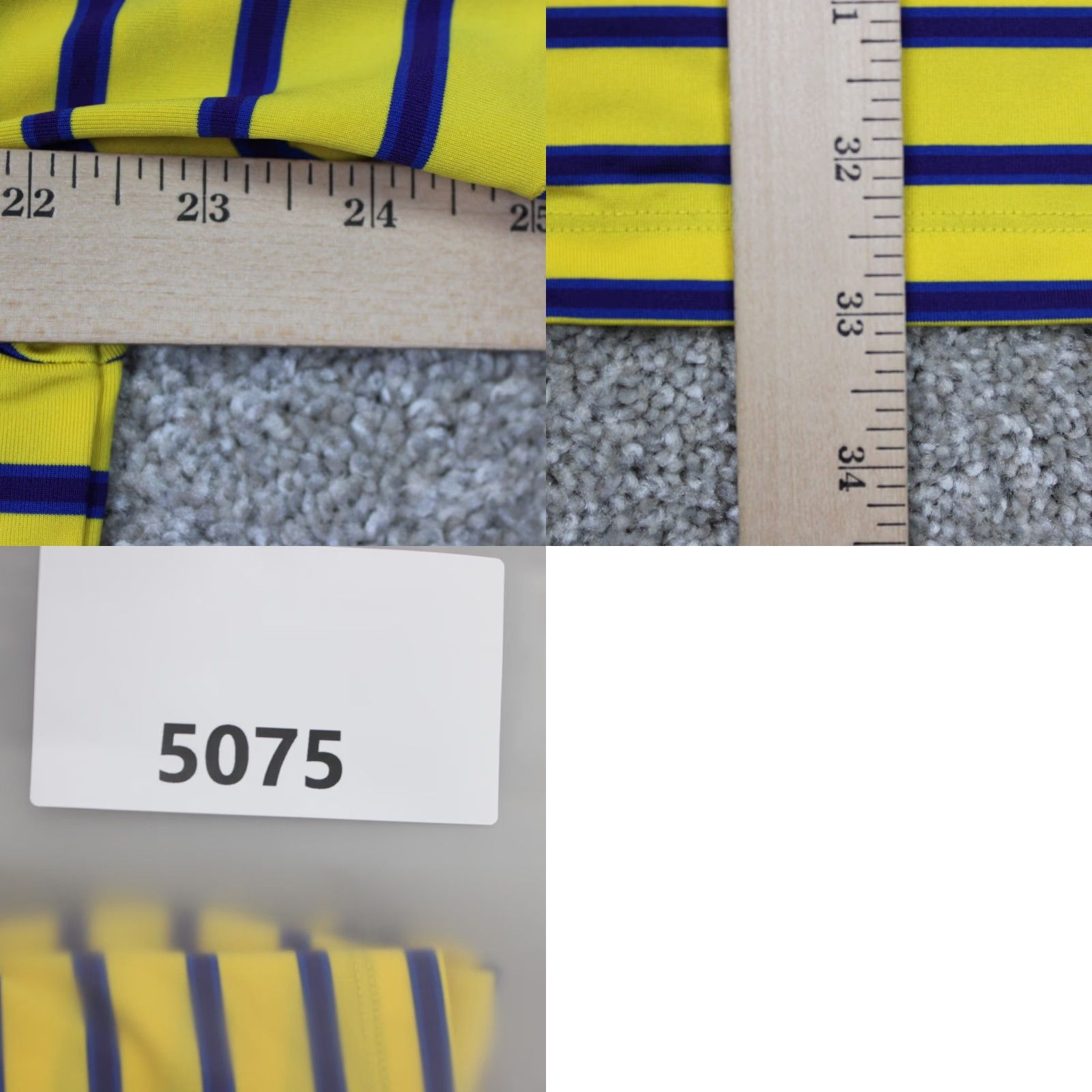 RLX Ralph Lauren RLX Ralph Lauren Polo Shirt Mens Medium Yellow/Blue Split Hem Polyester Stretch Polo Shirt Mens Medium Yellow/Blue Size US M / EU 48-50 / 2 - 9 Thumbnail