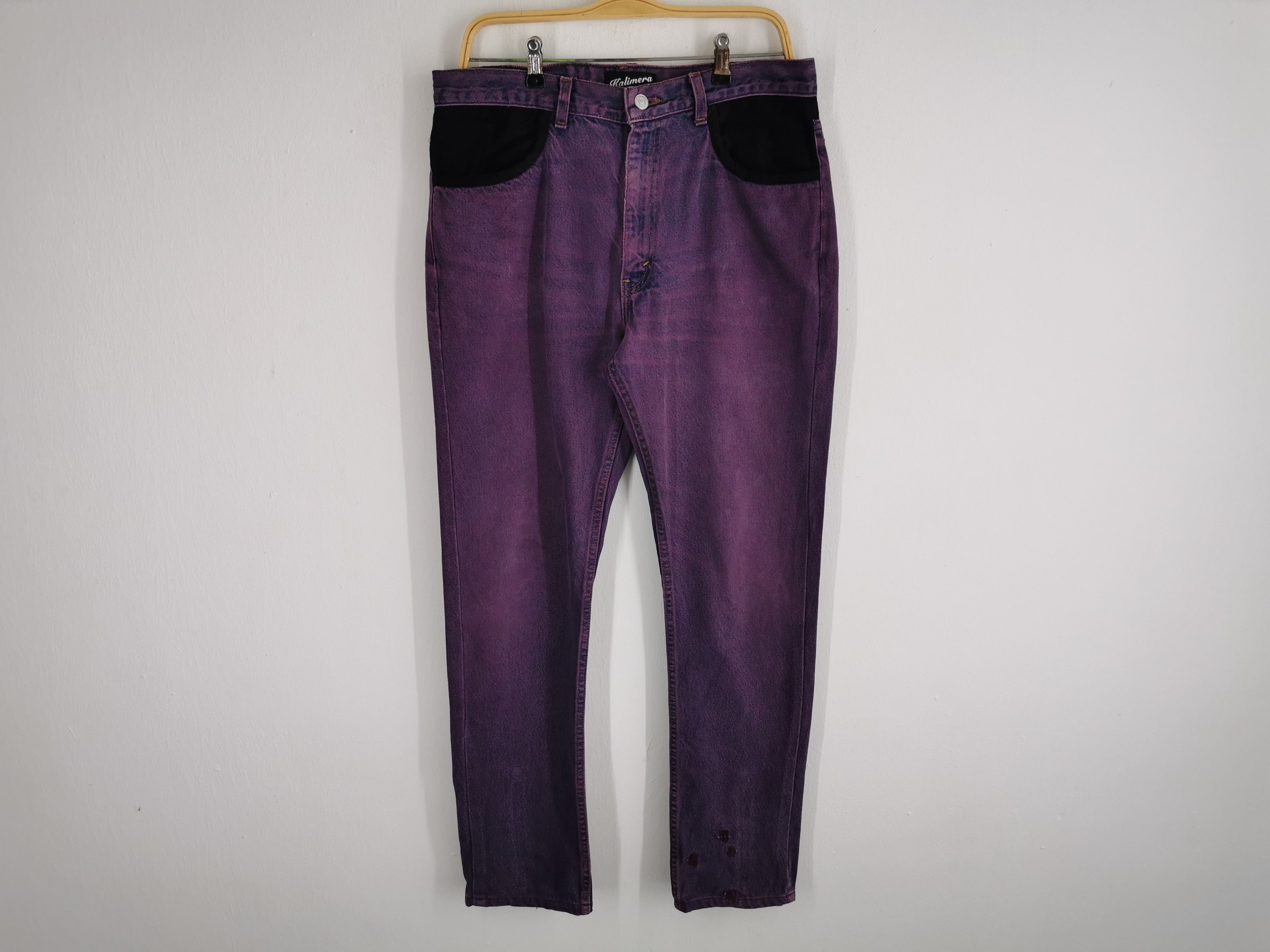 Levi's Kalimera X Levis Vintage 90's Custom Denim Jeans Size L Size US 33 - 2 Thumbnail