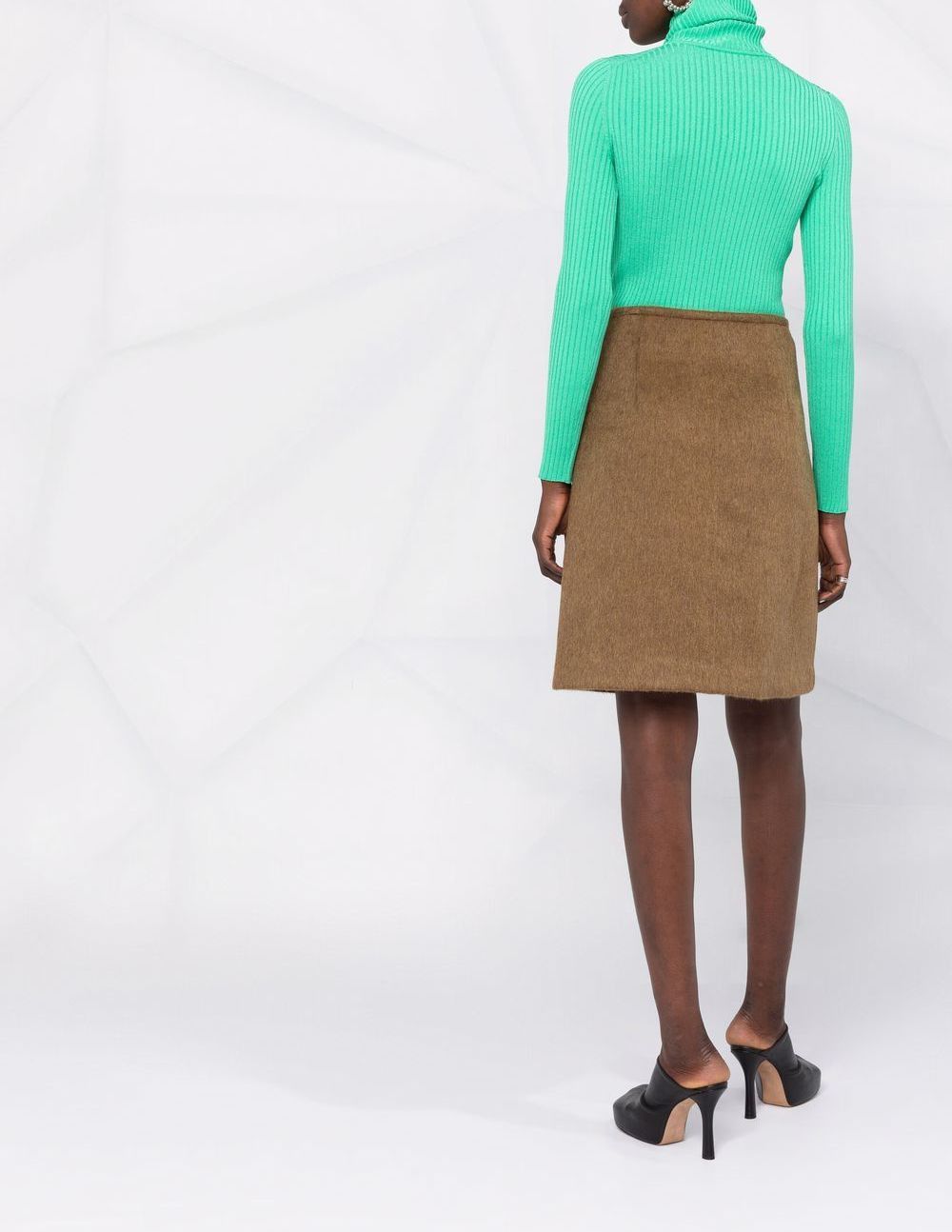 Bottega Veneta Bottega Veneta Wool blend A-Line skirt Size 26" / US 2 / IT 38 - 9 Thumbnail