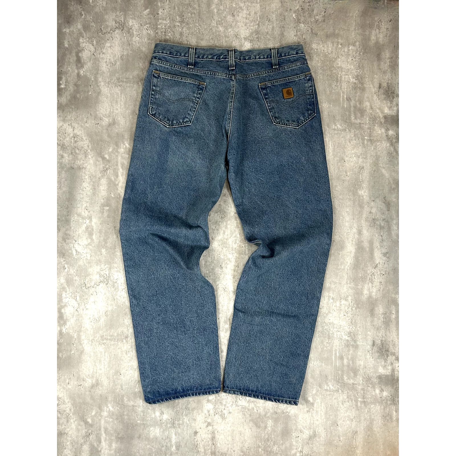 Carhartt Carhartt Relaxed Fit Medium Wash Denim Pants Size 40 Size US 40 / EU 56 - 2 Thumbnail