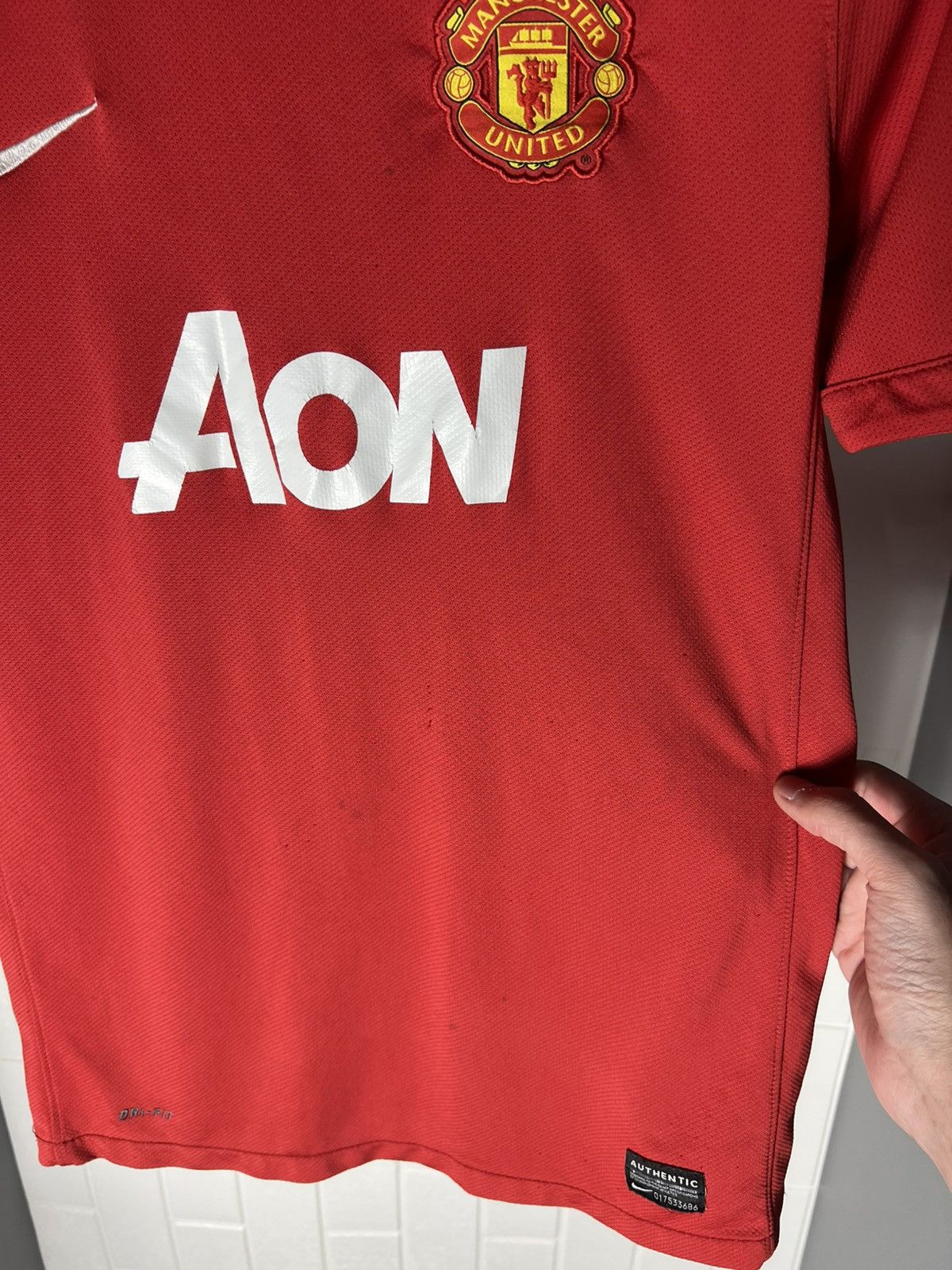 Nike VINTAGE NIKE FC MANCHESTER UNITED ENGLAND SOCCER JERSEY Y2K Size US S / EU 44-46 / 1 - 19 Thumbnail