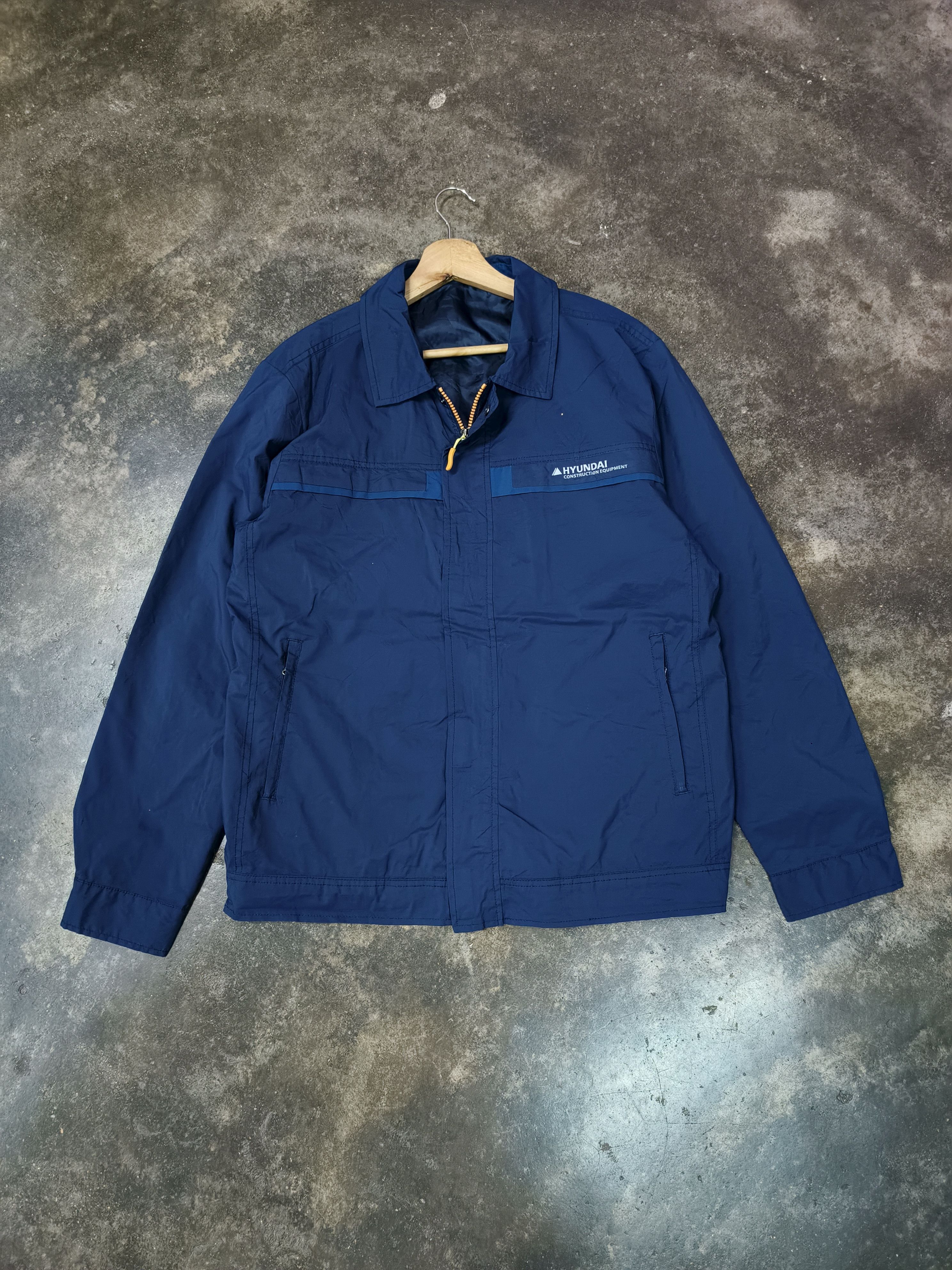 Japanese Brand HYUNDAI CONSTRUCTION EQUIPMENT JACKET WORKERS Size US L / EU 52-54 / 3 - 1 Thumbnail