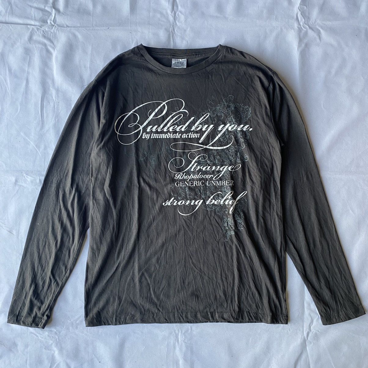 Japanese Brand Japanese Wisdom Poem If6 Style Long Sleeve Size US L / EU 52-54 / 3 - 1 Thumbnail