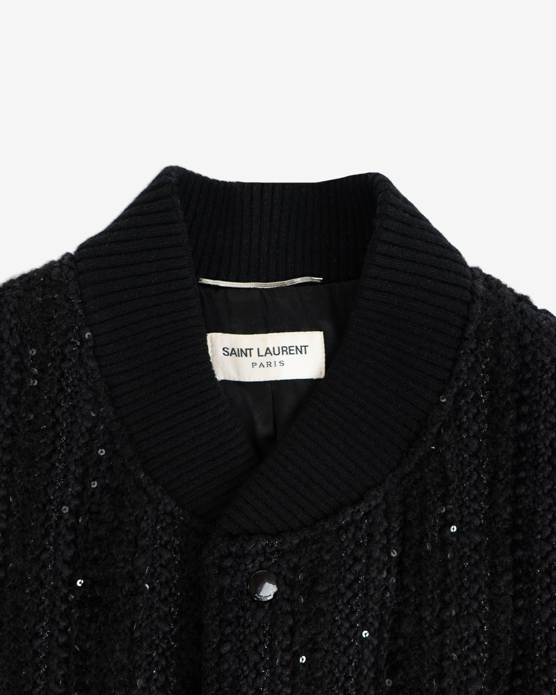 Saint Laurent Paris Tweed Teddy Jacket Size US L / EU 52-54 / 3 - 8 Thumbnail